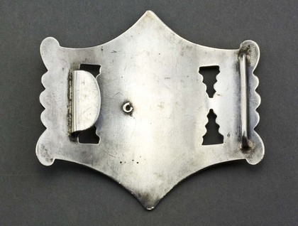 Art Nouveau Silver Nurses Belt Buckle